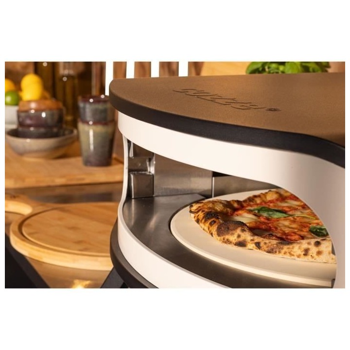 Four a pizza gaz 17 - COZZE - 90426 - Rotatif - Thermometre intégré