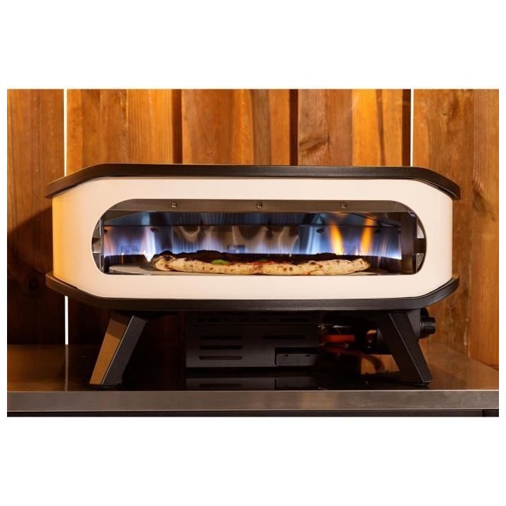 Four a pizza gaz 17 - COZZE - 90426 - Rotatif - Thermometre intégré