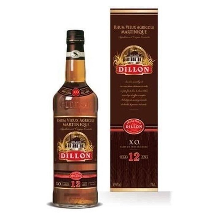 Rhum vieux Dillon 12 ans 45° 70cl