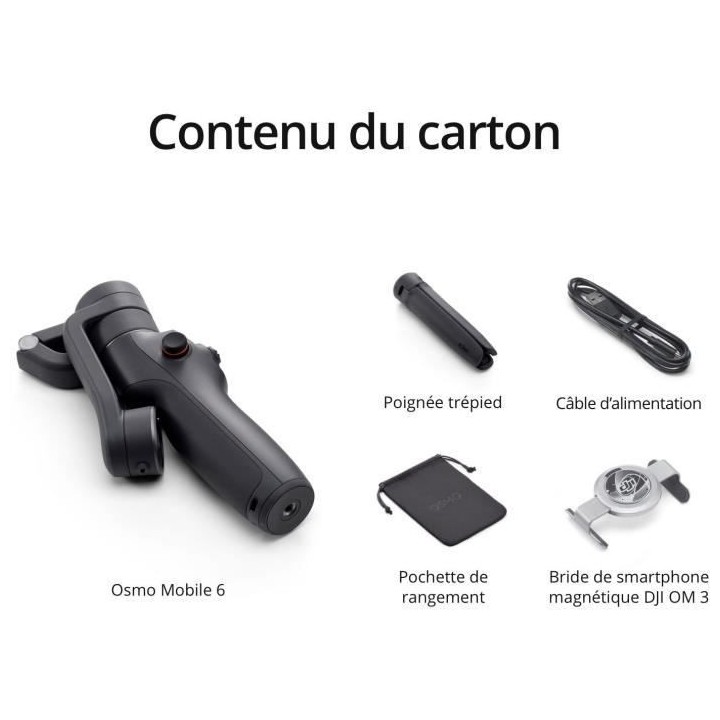 Perche a selfie DJI Osmo Mobile 6 - Bluetooth 5.1