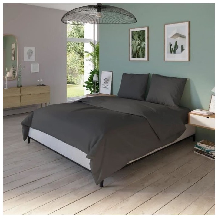 Housse de couette DODO - 260x240 cm - Coton - Antibactérien