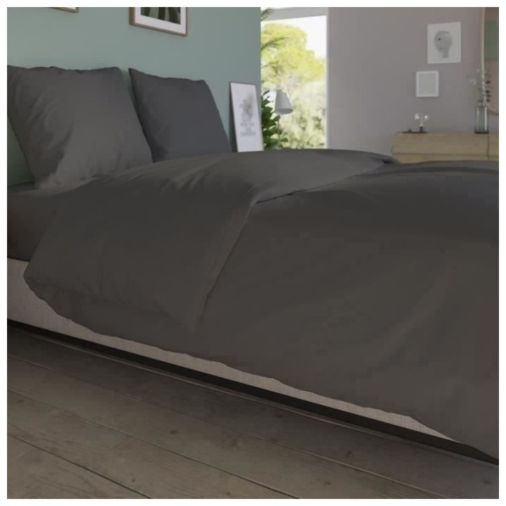 Housse de couette DODO - 260x240 cm - Coton - Antibactérien