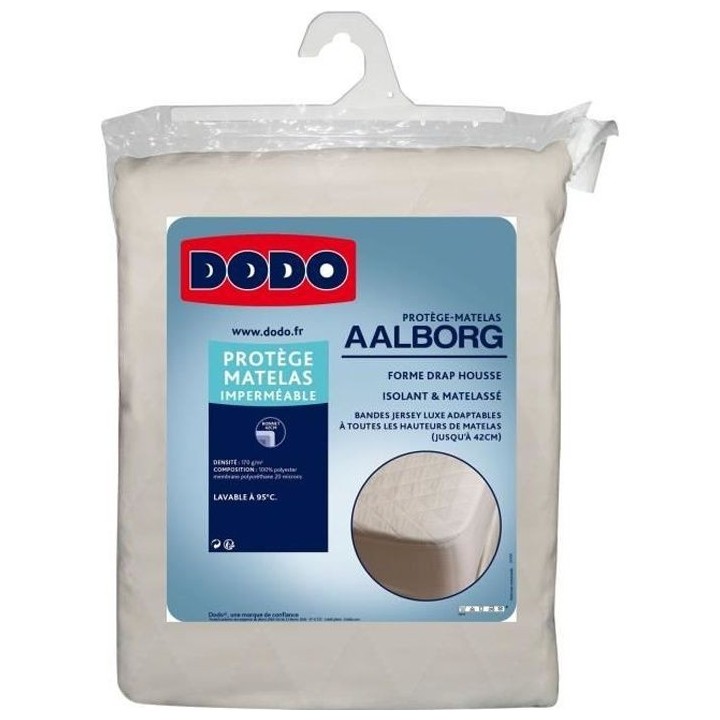 DODO Protege matelas Aalborg - Matelassé et imperméable - 140x190 cm