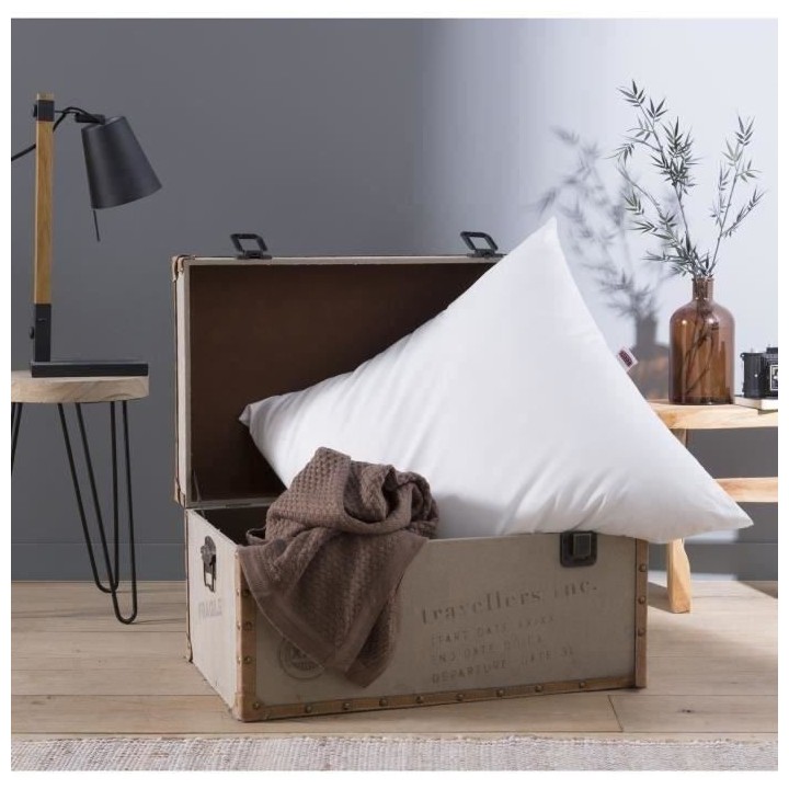 DODO Oreiller Grand luxe Quallofil Allerban - 60 x 60 cm - Blanc