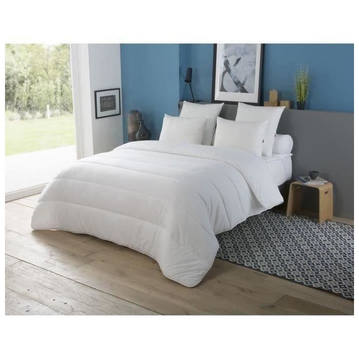 Couette chaude Country - 220 x 240 cm - 400gr/m² - Blanc - DODO