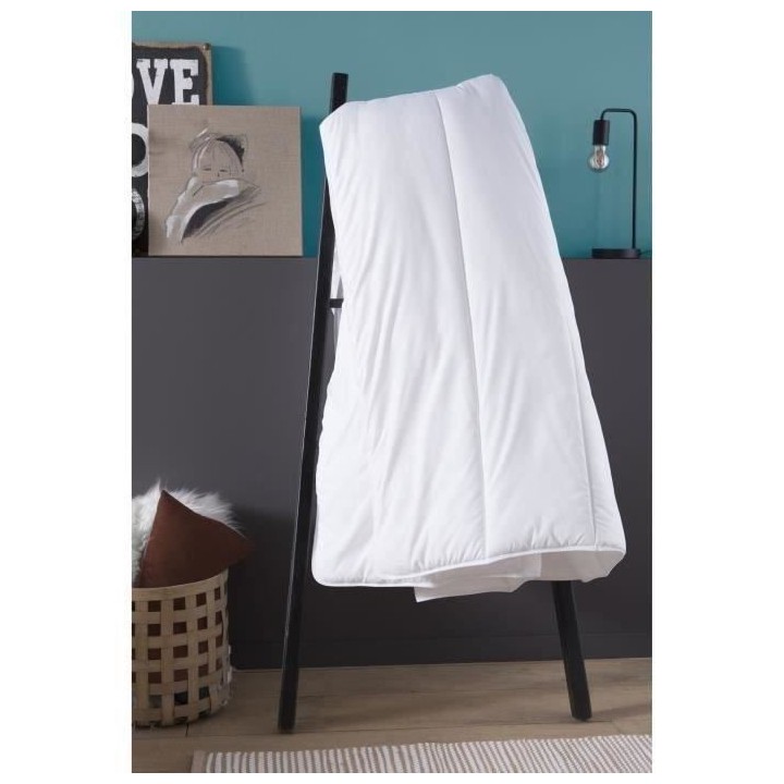 Couette chaude Country - 240 x 260 cm - 400gr/m² - Blanc - DODO