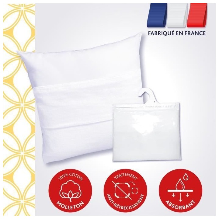 DODO Protege-oreiller Emma 60x60 cm