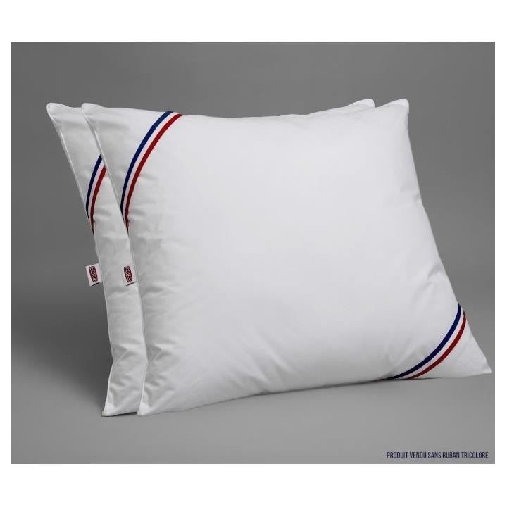 DODO Lot de 2 Oreillers Le Top Affaire - 60 x 60 cm - 100% Polyester V