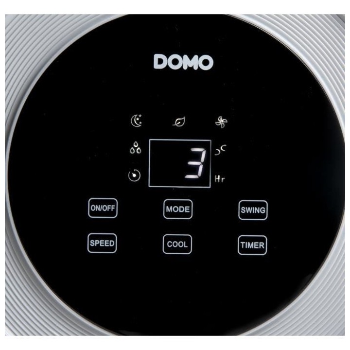 Refroidisseur d'air - DOMO - DO159A - 9,6 W - Oscillation - 3 Vitesses