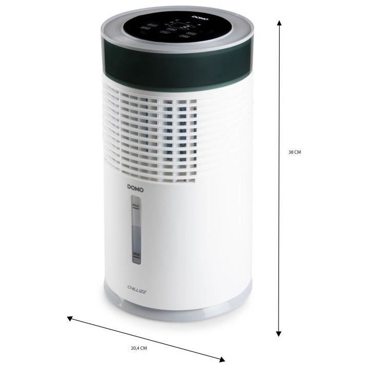 Refroidisseur d'air - DOMO - DO159A - 9,6 W - Oscillation - 3 Vitesses