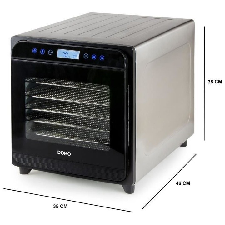 Déshydrateur digital - DOMO - DO354VD - 700 W - 8 niveaux de déshydr