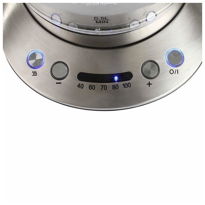 Bouilloire électrique sans fil LIVOO DOD165 - Gris - Température ré