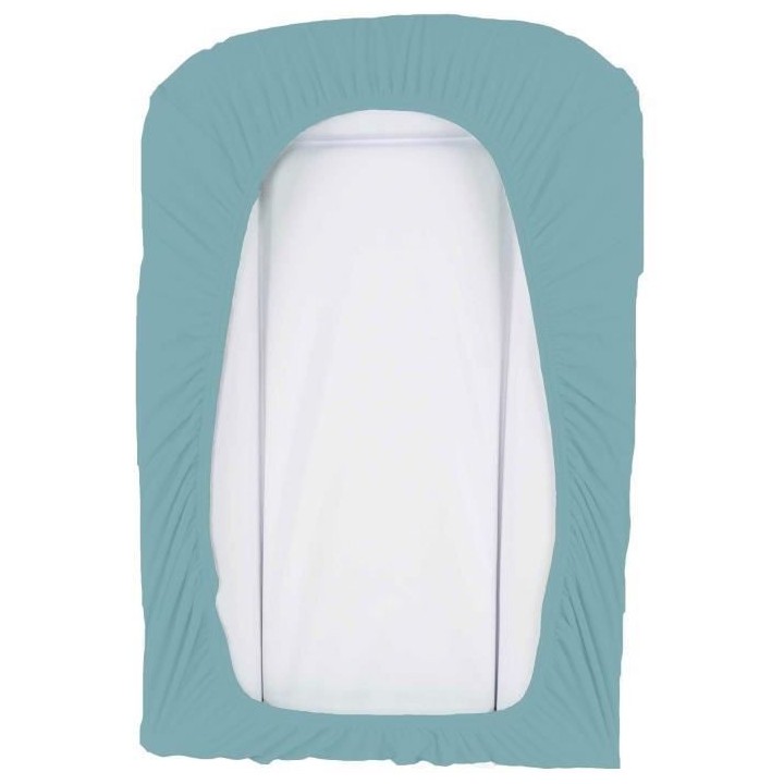 DOMIVA Lot 2 Housses matelas a langer - Eponge polycoton - oeko-Tex -