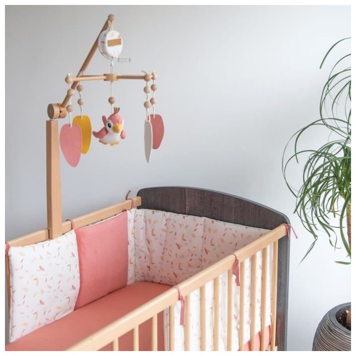 Mobile musical perroquet - Multicolore - 40 cm