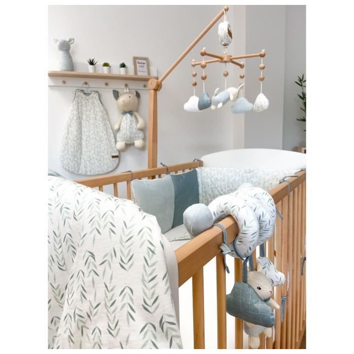 Matelas a langer + Housse avec 1 éponge imperméable - DOMIVA - FILOU