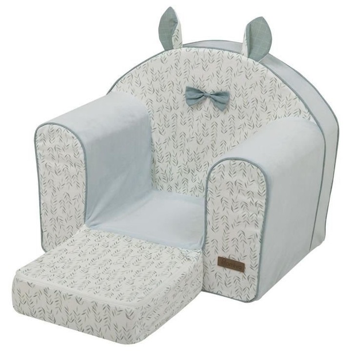 Fauteuil transformable esprit nature - DOMIVA - Filou - Vert - Effet c