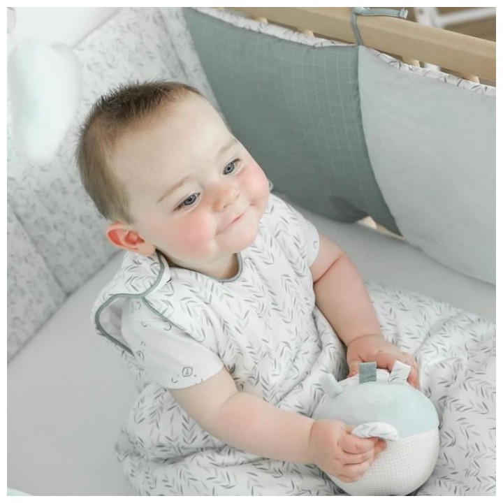 Tour de lit adaptable 30x180 cm Filou - DOMIVA - Mixte - Vert - FILOU