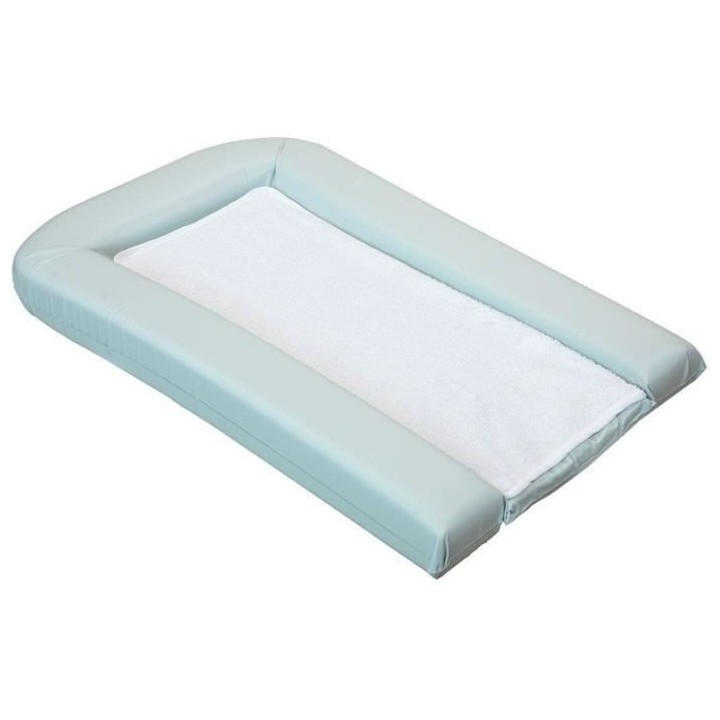 MATELAS a LANGER PVC AVEC 2 ÉPONGES AMOVIBLES/CONFORT 42x70 cm SAUGE