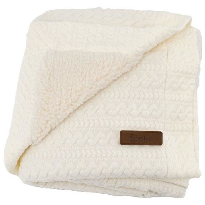 Couverture - DOMIVA - BOUBOU - Double face - 75x100 cm