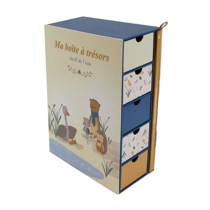 Coffret - DOMIVA - AU FIL DE L'EAU - Boîte a trésors + Journal de na