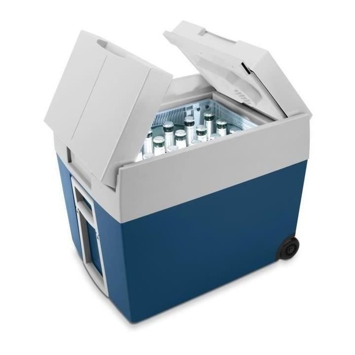 Glaciere thermoélectrique a roulettes 48L - MOBICOOL - Bleu - 4 saiso