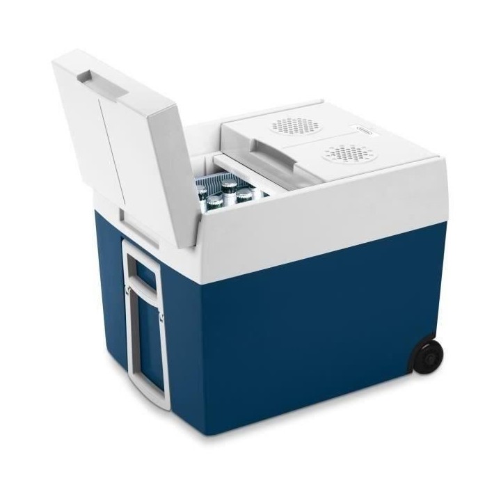 Glaciere thermoélectrique a roulettes 48L - MOBICOOL - Bleu - 4 saiso