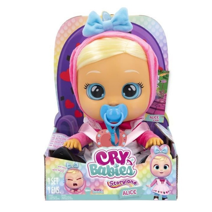 IMC TOYS - Poupon Dressy Alice - CRY BABIES - 81956