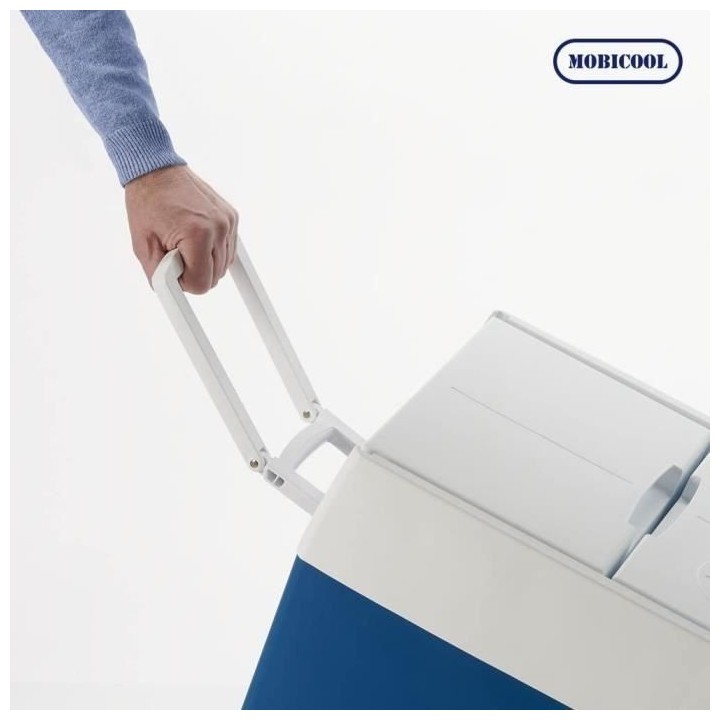 Glaciere thermoélectrique a roulettes 48L - MOBICOOL - Bleu - 4 saiso