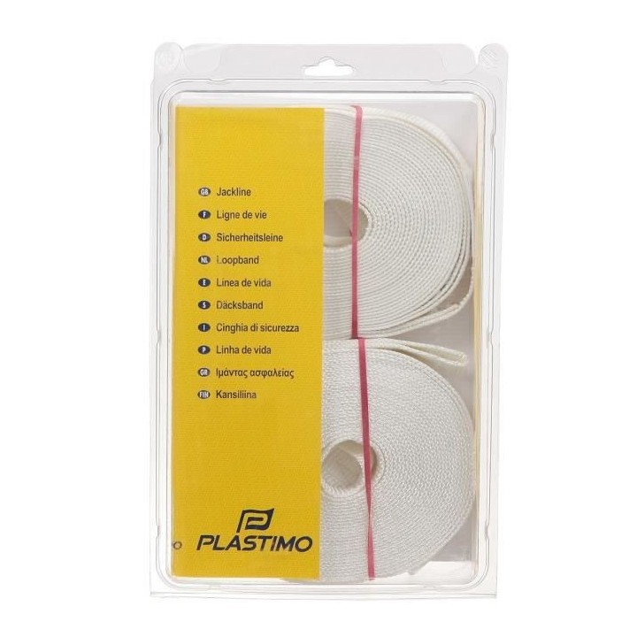 PLASTIMO Ligne de vie 10m - Blanche