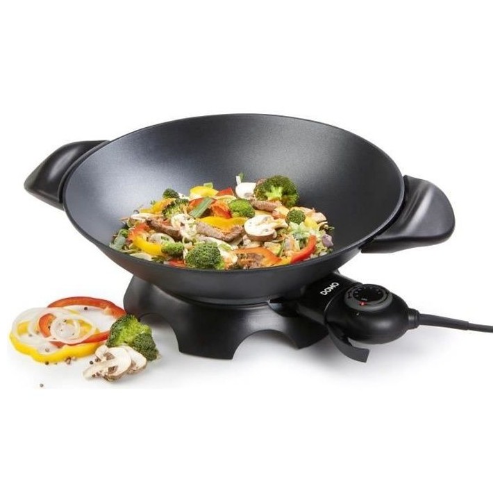 DOMO DO8708W Wok électrique - Noir