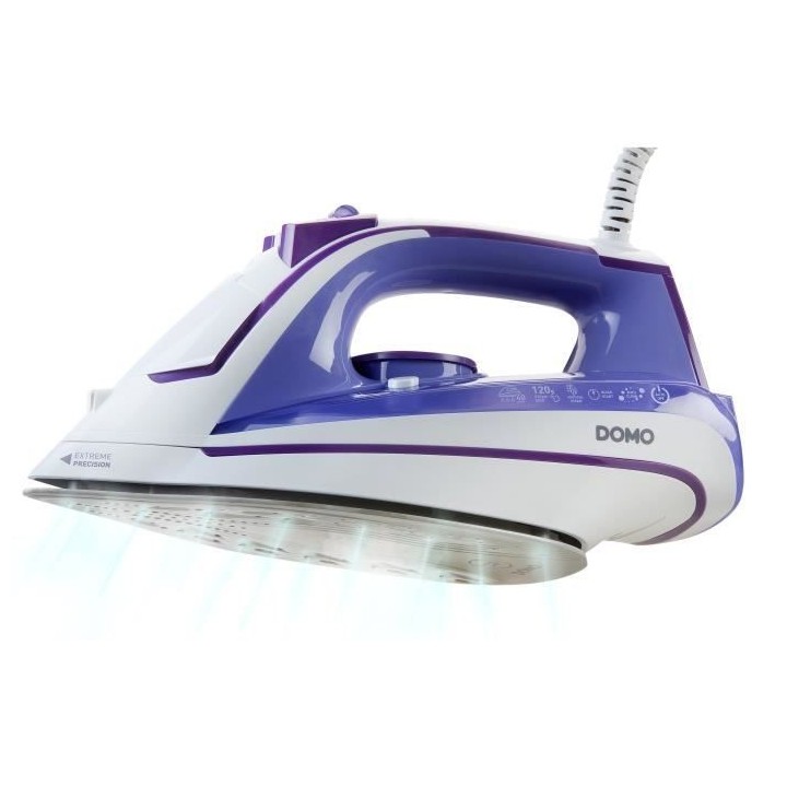 Fer vapeur - DOMO - DO7052S - Débit vapeur 40g/min - Jet vapeur 120g/