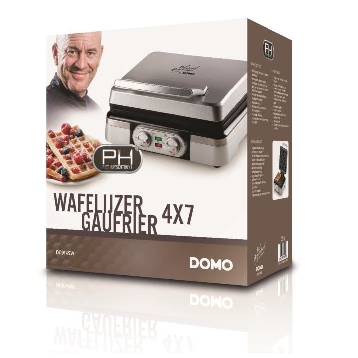 Gaufrier électrique - DOMO DO9149W - Plaques de cuisson épaisses - R