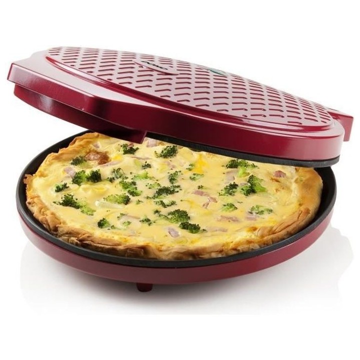 Four a pizza - DOMO - My express - 1450W - Rouge - Minuterie - Tempér