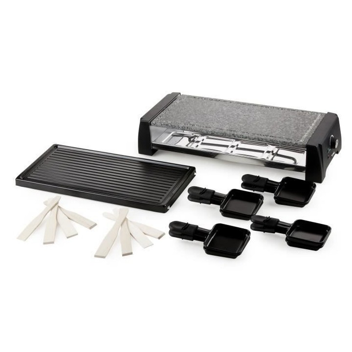 DOMO DO9189G Appareil a raclette 8 personnes - Noir