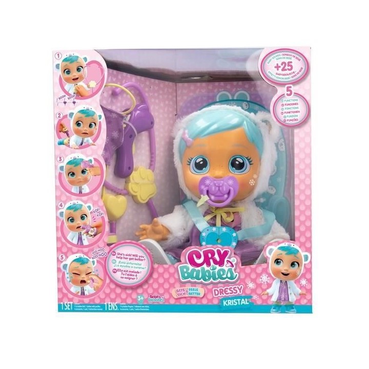 Poupon malade Dressy - Cry Babies Kristal