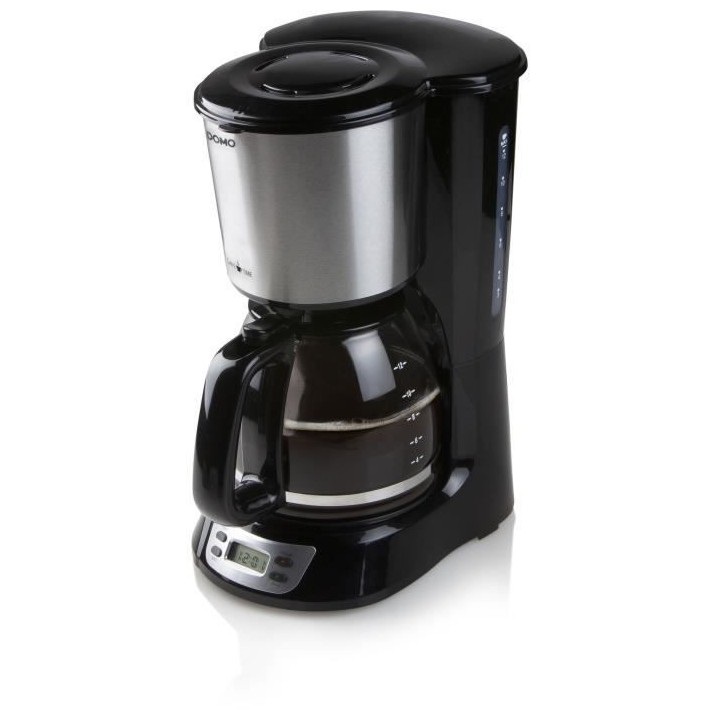 Cafetiere Filtre - DOMO - DO708K - 1000 W - 1,5 L - 12 tasses - Ecran