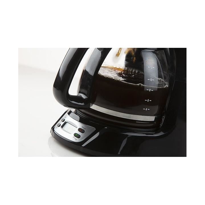 Cafetiere Filtre - DOMO - DO708K - 1000 W - 1,5 L - 12 tasses - Ecran
