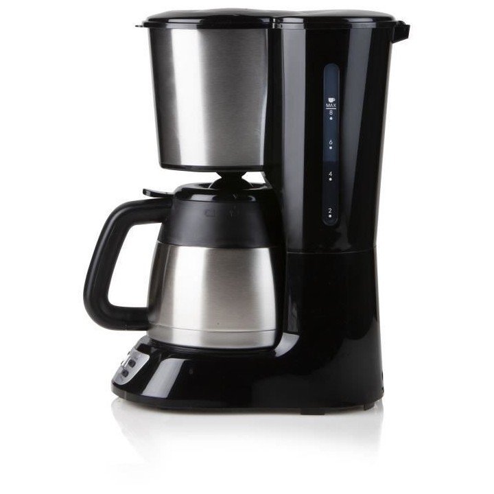 Cafetiere filtre - DOMO - DO709K - 1000 W - 1 L - 8 tasses - Ecran LCD