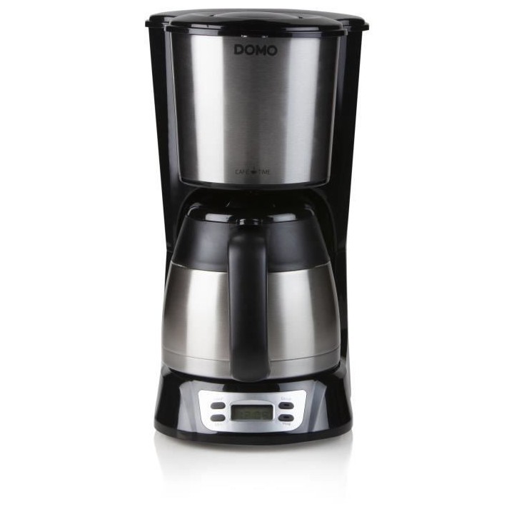 Cafetiere filtre - DOMO - DO709K - 1000 W - 1 L - 8 tasses - Ecran LCD