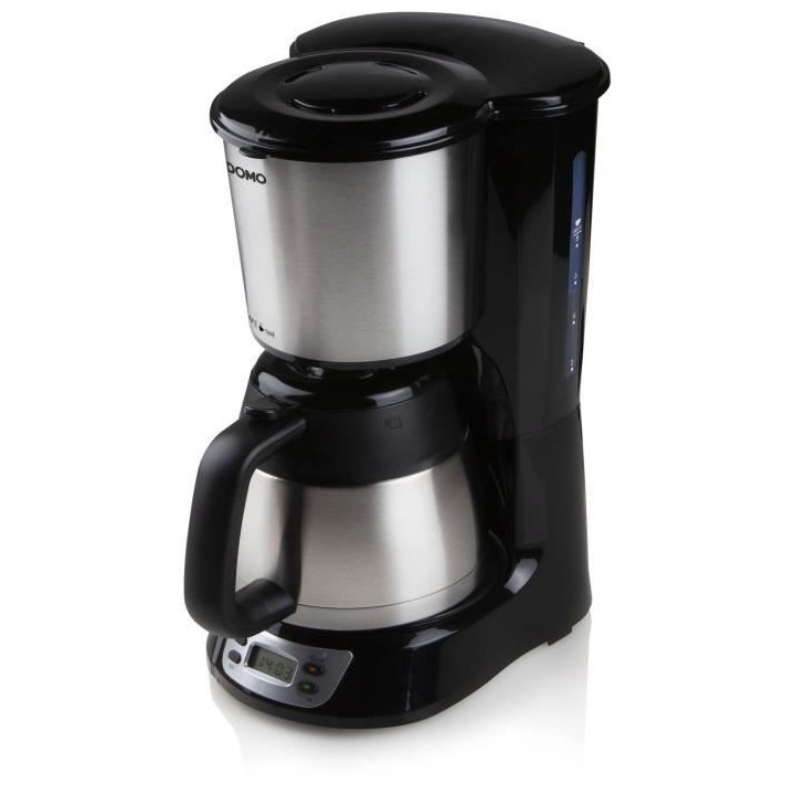 Cafetiere filtre - DOMO - DO709K - 1000 W - 1 L - 8 tasses - Ecran LCD