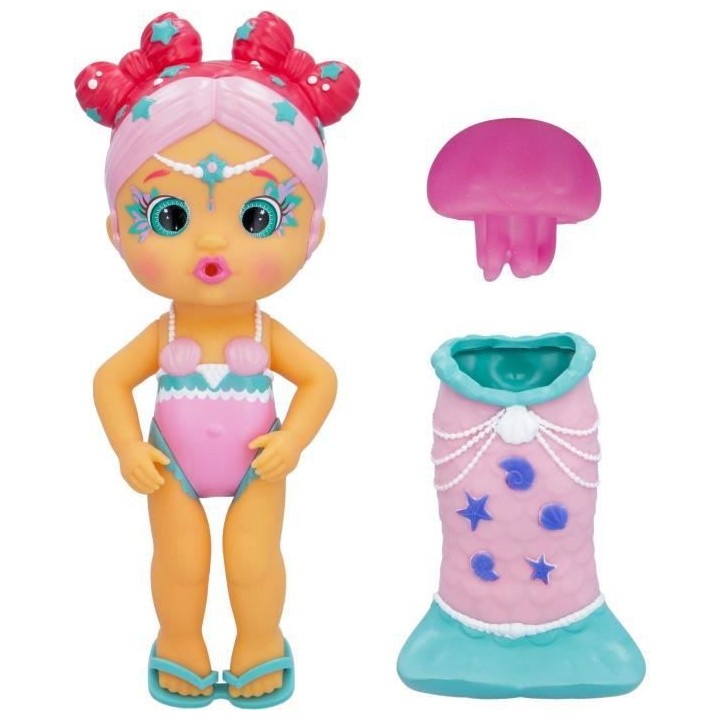 Poupée de bain Bloopies Magic Tail - Rose - A partir de 18 mois