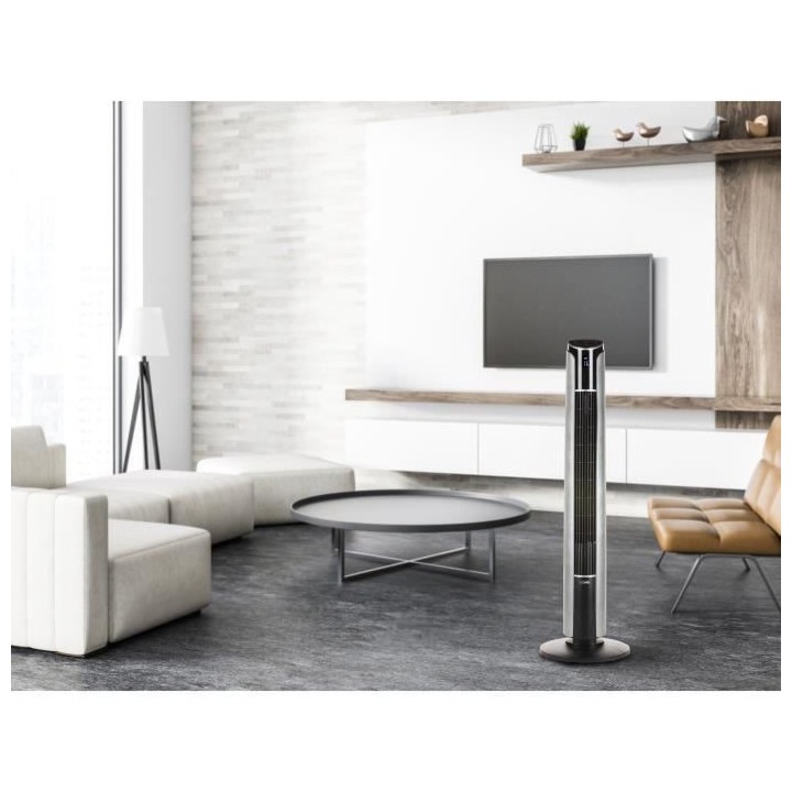 Ventilateur colonne - DOMO - DO8127 - 3 Vitesses - Oscillation - Tél