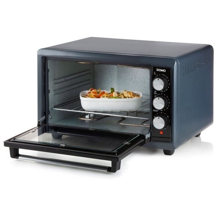 Mini four a convection - DOMO DO518GO - 38 L - Noir - 1300 W - Minuteu
