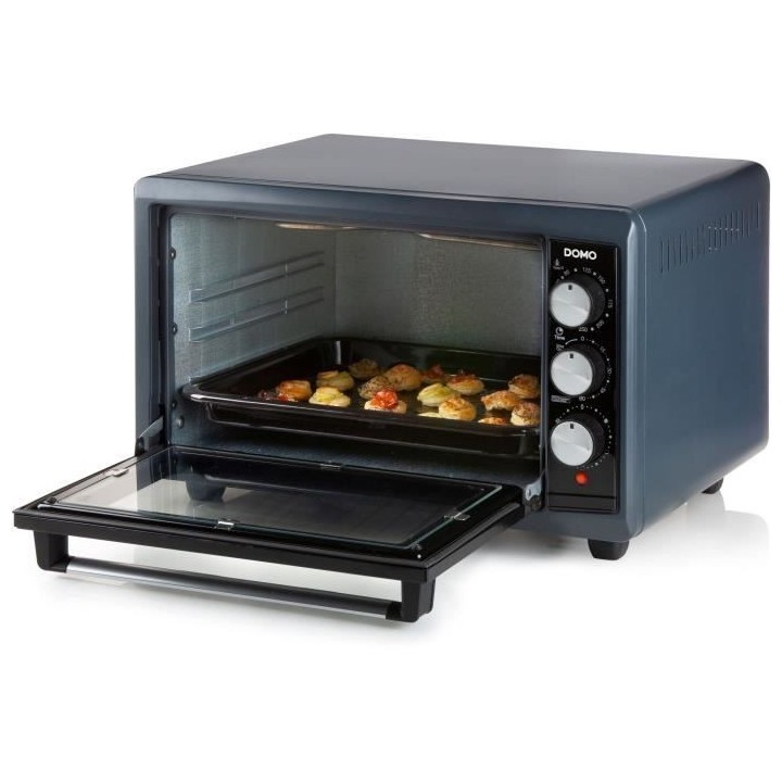 Mini four a convection - DOMO DO518GO - 38 L - Noir - 1300 W - Minuteu