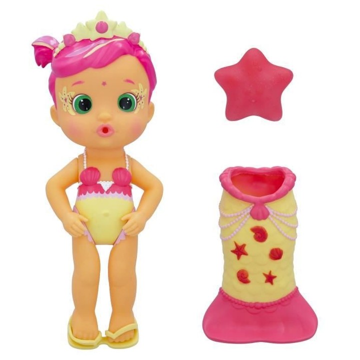 Poupée de bain Bloopies Magic Tail - Fuschia - A partir de 18 mois