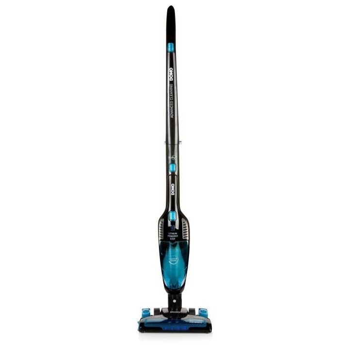 DOMO DO228SV - Aspirateur balai sans fil 2-en-1 - 2 vitesses - Systeme