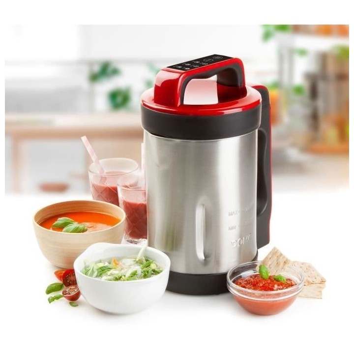 Blender chauffant DOMO - gris - 1,7L - 6 programmes – 1000 Watt - DO