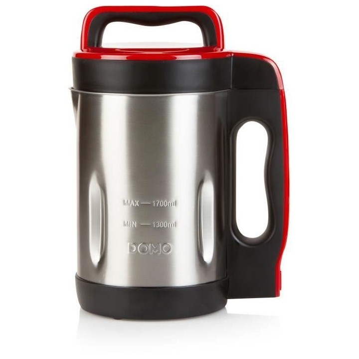 Blender chauffant DOMO - gris - 1,7L - 6 programmes – 1000 Watt - DO