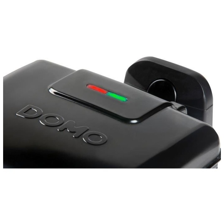 DOMO Gaufrier rotatif - DO9224W - Rotatif a 180° - Revetement anti-ad