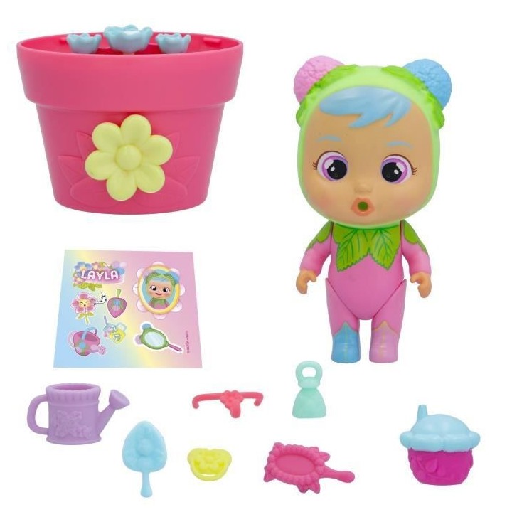 IMC TOYS - Capsule Happy Flowers + Poupon - CRY BABIES MAGIC TEARS - 8